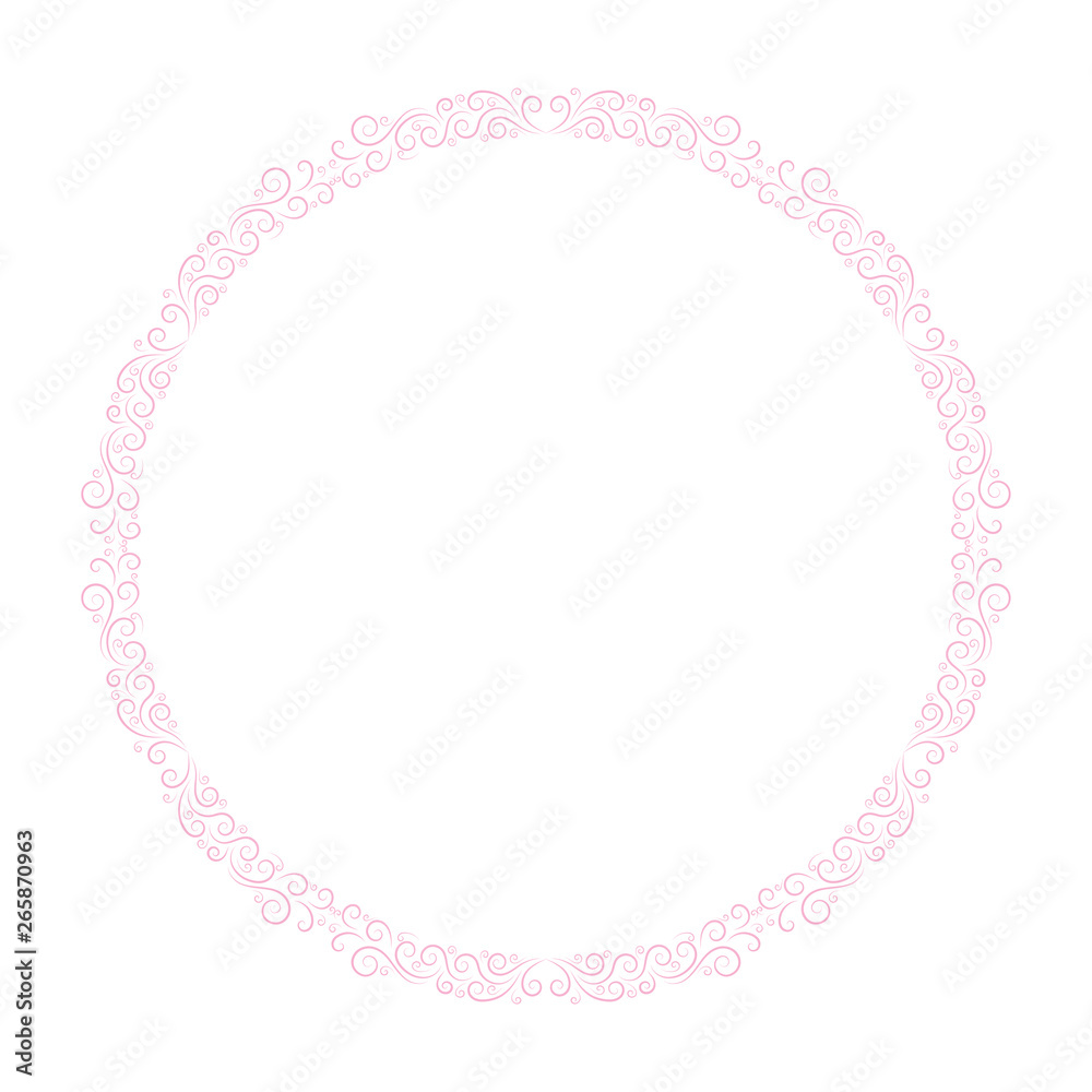 Poster basic rgbround frame for decorative design. greeting card vector. vector holiday frame. beautiful ab