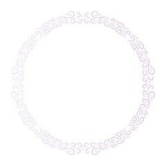 Basic RGBRound frame for decorative design. Greeting card vector. Vector holiday frame. Beautiful abstract concept. Vintage background.