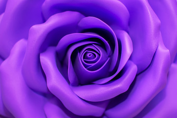 Purple artificial rose large