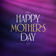 International Happy Mother's Day. Billboard, Poster, Social Media, Greeting Card template. (Turkish: Anneler Gununuz Kutlu Olsun.)