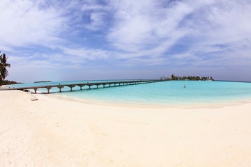 Fototapeta na wymiar The Sea of the Maldives, Ari Atoll, wonderful landscape