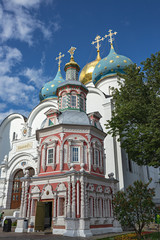 Fototapeta na wymiar Famous Holy Trinity-St. Sergius Lavra, Sergiev Posad, Russia