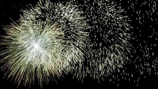 animated fireworks on alpha png transparence background