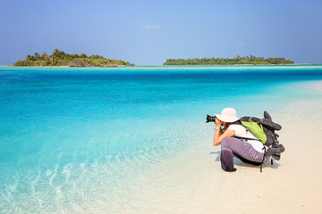 The Sea of the Maldives, Ari Atoll, wonderful landscape