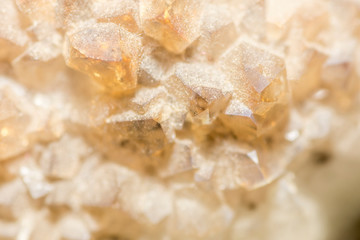 small yellow crystals