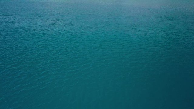 Vista aerea della citt&agrave; sul mare Roccella Ionica o Jonica in Calabria, meta molto ambita per i turisti per la bellissima spiaggia, il castello e il porto.