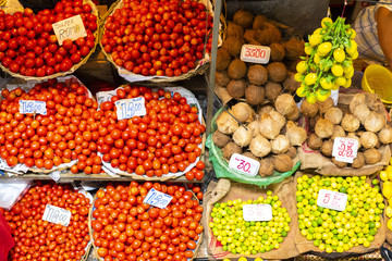 The Central market of Port Louis city. Port Louis district, Mauritius, Africa