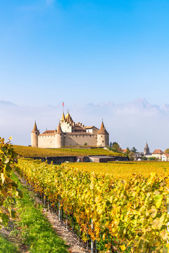 Aigle Castle, Aigle, Canton of Vaud, Switzerland, Europe