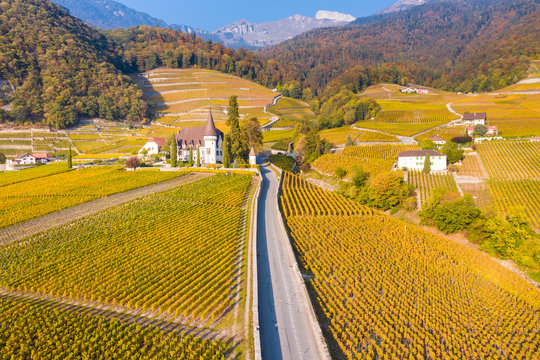 Chateau Maison Blanche, Yvorne, Canton of Vaud, Switzerland