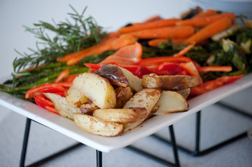 Grilled Vegetables and Potatoes