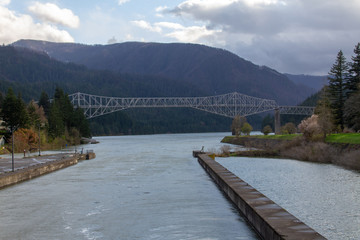 bridge over the river