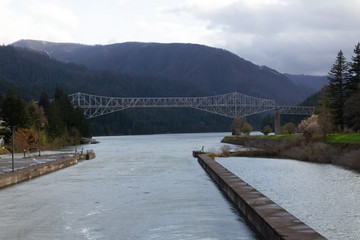 bridge over the river