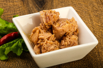 Canned tuna fish