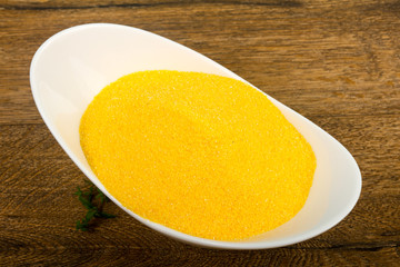 Raw polenta