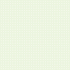 Seamless pattern in green color made of circles. Inspired of banknote, money design, currency, note, check or cheque, ticket, reward. Watermark security. Vector.