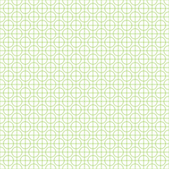 Seamless cross pattern in green color made of thin flat trendy linear style lines. For banknote, money design, currency, note, check or cheque, ticket, reward. Watermark security. Vector.