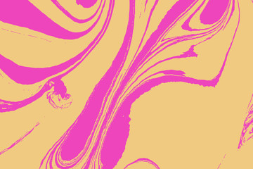 Pastel trendy colors. Swirls of marble and ripples of agate. Ancient oriental drawing technique. Trendy Ebru art. Luxury design. Vector.