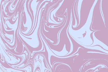 Fototapeta premium 80s, 90s liquid marble background. Holographic abstraction trendy colors texture. Beautiful iridescent texture. Holography shapes. Hologram background of wrinkled ripple abstract art texture. Vector.