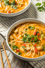 Homemade Thai Chicken Coconut Curry Pho