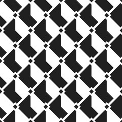 Seamless abstract isometric pattern.