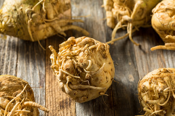 Raw Organic Brown Celery Root