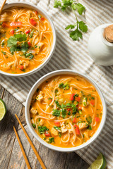 Homemade Thai Chicken Coconut Curry Pho