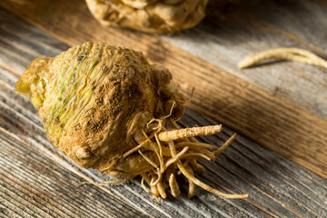 Raw Organic Brown Celery Root