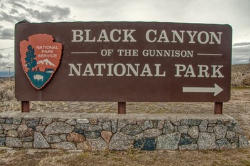 Black Canyon of the Gunnison National Park in Winter