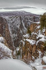 Black Canyon of the Gunnison National Park in Winter