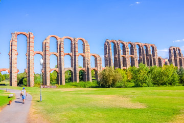 Ancient Roman city of Emerita Augusta (Merida, Extremadura, Spain)