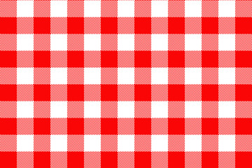 Gingham pattern. Texture from rhombus/squares for - plaid, tablecloths, clothes, shirts, dresses, paper, bedding, blankets, quilts and other textile products. Vector illustration EPS 10