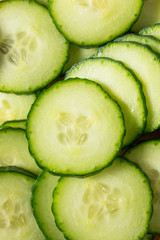Raw Green Organic English Cucumbers