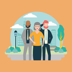 diversity man and woman