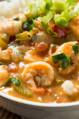 Spicy Homemade Cajun Shrimp Etouffee