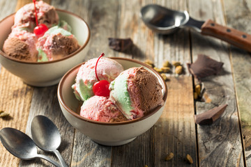 Sweet Spumoni Ice Cream