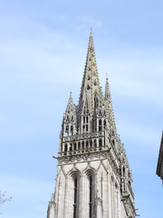 Fototapeta na wymiar cathédrale quimper