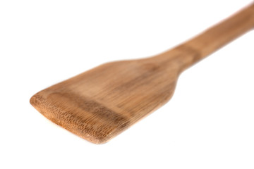 wooden kitchen Spatula isolated on white background