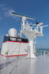 Mast of the vessel