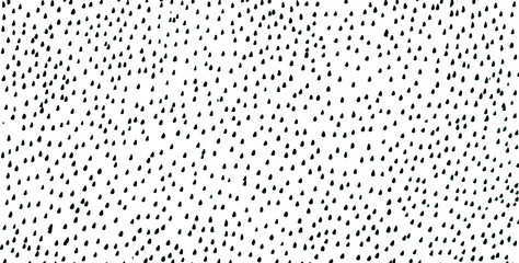  Hand drawn black dots on white background.Abstract concept graphic element.