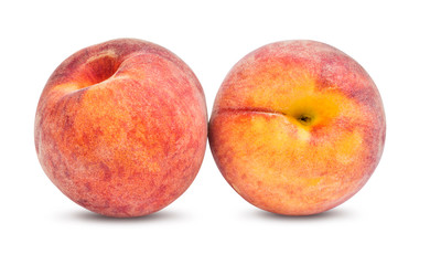 Two ripe peach