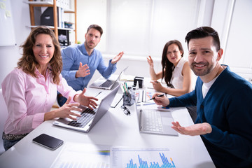 Business Executives Complaining In Office