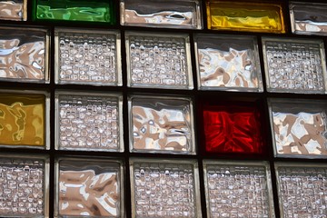 Fenster aus Glasbausteinen