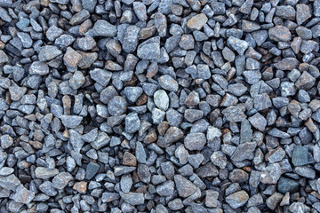 Reflection for natural grey stones for a corner