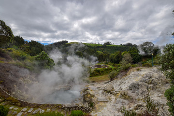 Fototapeta premium natural scenery at the azores island