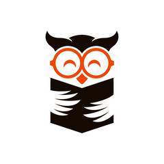 Owl Vector Logo Design Template