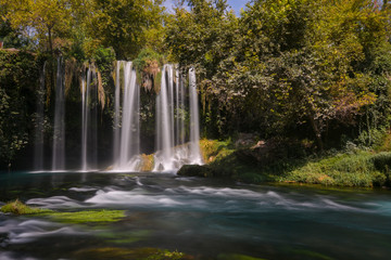 Naklejka premium Duden Waterfall long exposure