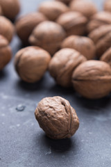 Whole walnut shells