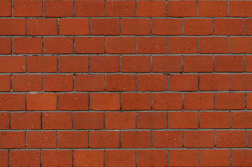Red brick wall texture background.Great design for any purposes.