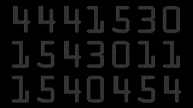 numbers code information counting digital