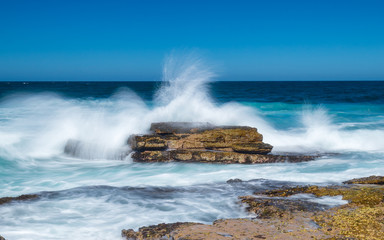 crashing waves